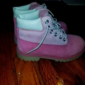 Pink Timberland Boots